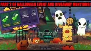 Part 2! Mini Halloween event!