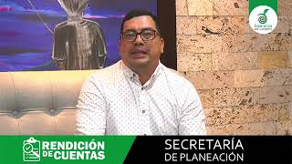 RENDICIÓN DE CUENTAS 2023 - SECRETARIA DE PLANEACIÓN