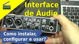 🎬 Podcast -  Interface de Áudio - Como ligar, configurar e usar?