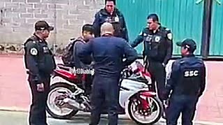 Albañiles Liberan A Biker De Policías De Milpa Alta. JB