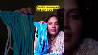 Macrame designer #sunainamacrameart #newcraft #youtubeshorts