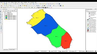 Block Division (split polygon) in Qgis