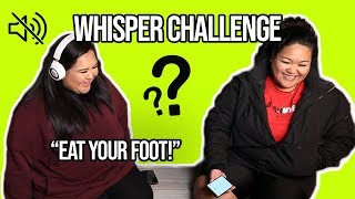 WHISPER CHALLENGE with my Bestie!