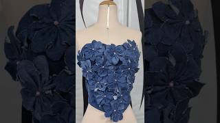 denim top designs😍#viral #trending #denim #top #fashion #shortfeed