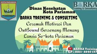 Outbound Lansia Kader Dinas Kesehatan Kota Pariaman