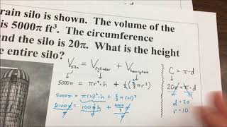 Chapter D - Extra Review Problem #1 (Grain Silo Solution)