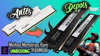 Memória RAM Rise Mode, 8GB, 1600MHz, DDR3 - Kabum - 🎁 (Unboxing) 👀✅