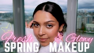 fresh & glowy spring makeup for Brown/Indian skin