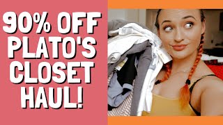 Plato's Closet 90% Off Sale Haul! | Haul to Resell on Poshmark and Ebay!