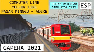 COMMUTERLINE PASAR MINGGU - ANGKE | TRAINZ SIMULATOR INDONESIA