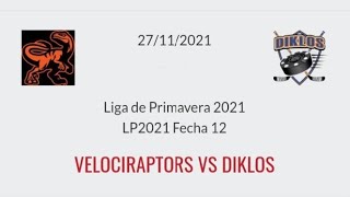 Velociraptors vs Diklos - OVERTIME - LARH Hombres B 2021 LP