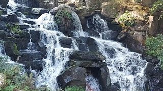 Virginia Water- cascade/ Waterfall