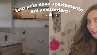 TOUR PELO NOSSO NOVO APARTAMENTO EM AMSTERDAM, HOLANDA + VALOR DO ALUGUEL EM AMSTERDAM 🇳🇱💶