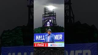 Todd Helton's Hall Of Fame Speech! #rockies #17 #goat