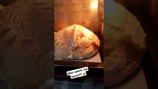 Sourdough Bread Being Baked