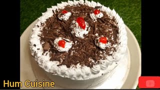 Chocolate Cake On Stove | Moist Chocolate Cream Cake Without Oven | Eid/Birthday Chocolate Cake