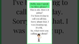 English Conversations -Calling a Friend #shorts