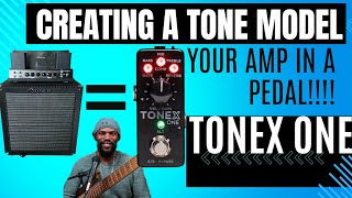 Creating (Amp) Tone Models  Using A "ToneX One" on Bass Demo | Review | Tutorial IK Multimedia