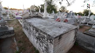 Las tumbas más viejas del Panteón Municipal Antiguo de Nuevo Laredo