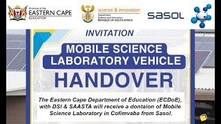 Mobile Science Laboratory Handover in Cofimvaba!#XhasaAbantwana #ECDoEBuildingBlocksForGrowth