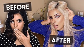 Black to Platinum Blonde! 👩🏻➡️👩🏻‍🦳