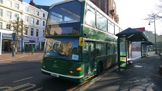 *Epic Beast* Xelabus Scania N94UD Omnidekka 551 (L6 XEL) on the 18 to Broadstone