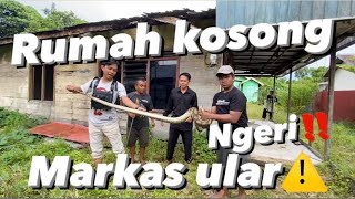 🔴MARKAS ULAR‼️ Dapat laporan Rescue didalam rumah kosong⚠️