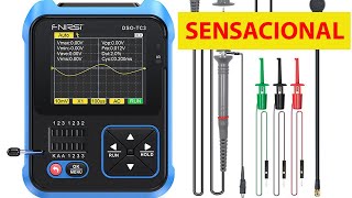 FANTÁSTICO - DSO-TC3 Digital da FNIRSI substitui com qualidade diversos equipamentos de bancada