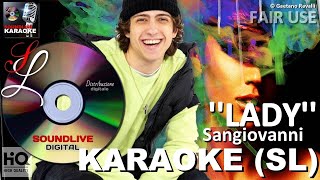 Sangiovanni - Lady - karaoke (SL)