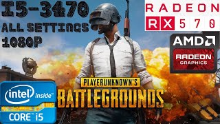 PUBG Season 8 (2020) All Settings | i5-3470 | RX 570 8GB | 8GB RAM DDR3 |1080p Gameplay PC Benchmark