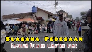 Suasana Pedesaan dihari pasaran Kliwon