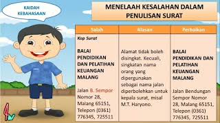 Menelaah Penulisan Surat Pribadi & Surat Dinas