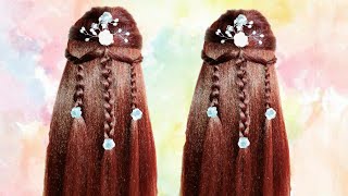 party hairstyle || quick hairstyle ||hairstyle for long hair || hairstyle ||