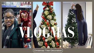 VLOGMAS 2024 | Set Up and Decorate my Christmas Tree With me