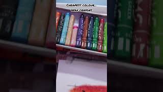 wax crayons painting😍❤️try cheapest colour art #shortvideo #viral #creativitywithaera #painting #art