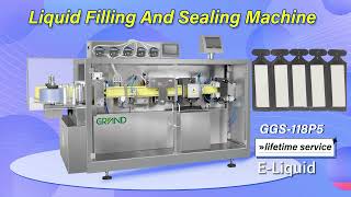 GGS-118P5 E-liquid filling and sealing machine #ecigarette #ecigarettes