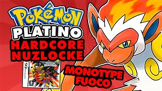 Posso BATTERE POKÉMON PLATINO HARDCORE NUZLOCKE MONOTYPE FUOCO?