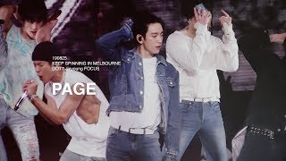 [4K] 190825 KEEP SPINNING IN MELBOURNE PAGE - (GOT7 JINYOUNG)