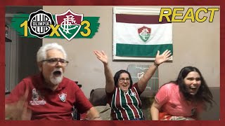 FAMÍLIA TRICOLOR REAGE À 1 OLÍMPIA X 3 FLUMINENSE - LIBERTADORES 2023