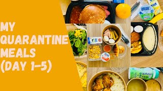 My Quarantine Meals || Day (1-5) || Rabban Suites,Doha || MaHaVlogs