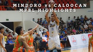 MPBL Highlights: Mindoro vs  Caloocan