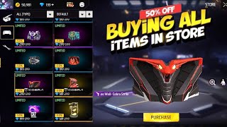 Store 50% Discount Event Free Fire | Buy All Items In Store | Free Fire New Event | Ff7 Gaming