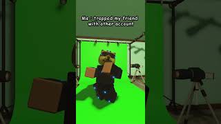 Roblox Animation | Pov: using other account join friend game    #roblox #robloxmoonanimator #memes