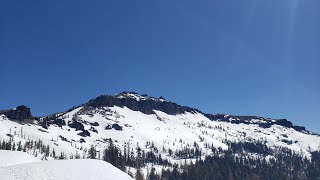 Skiing Castle peak in Tahoe - spring skiing ep4