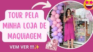 Pensei que não ia conseguir 🥺/ tour pela minha loja de maquiagem e presentes 🛍️💄✨💎