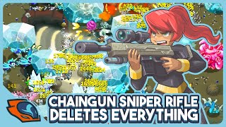 Chaingun Sniper Rifle Deletes Everything! - NIMRODS: GunCraft Survivor