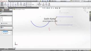 9 - Solidworks 2013 Eğitim  - Arc (yay) Komutları