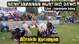 Atraksi Kucingan Jaranan Mustiko Dewo live Lapangan Jajag