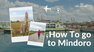 HOW TO GO TO MINDORO FROM MANILA - MINDORO TRIP VIA MONTENEGRO SHIPPING LINE #travelvlog #mindoro