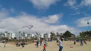 180311 Kite festival Redondo Beach - panoramic shot